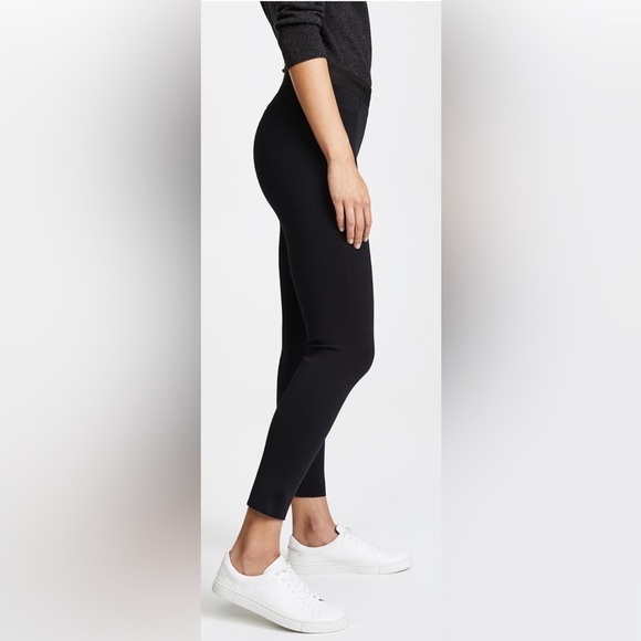 J Brand Jeans Black Neoprene Quinn Legging Cropped Ankle Pants Medium JW49WO1151 - Picture 3 of 12